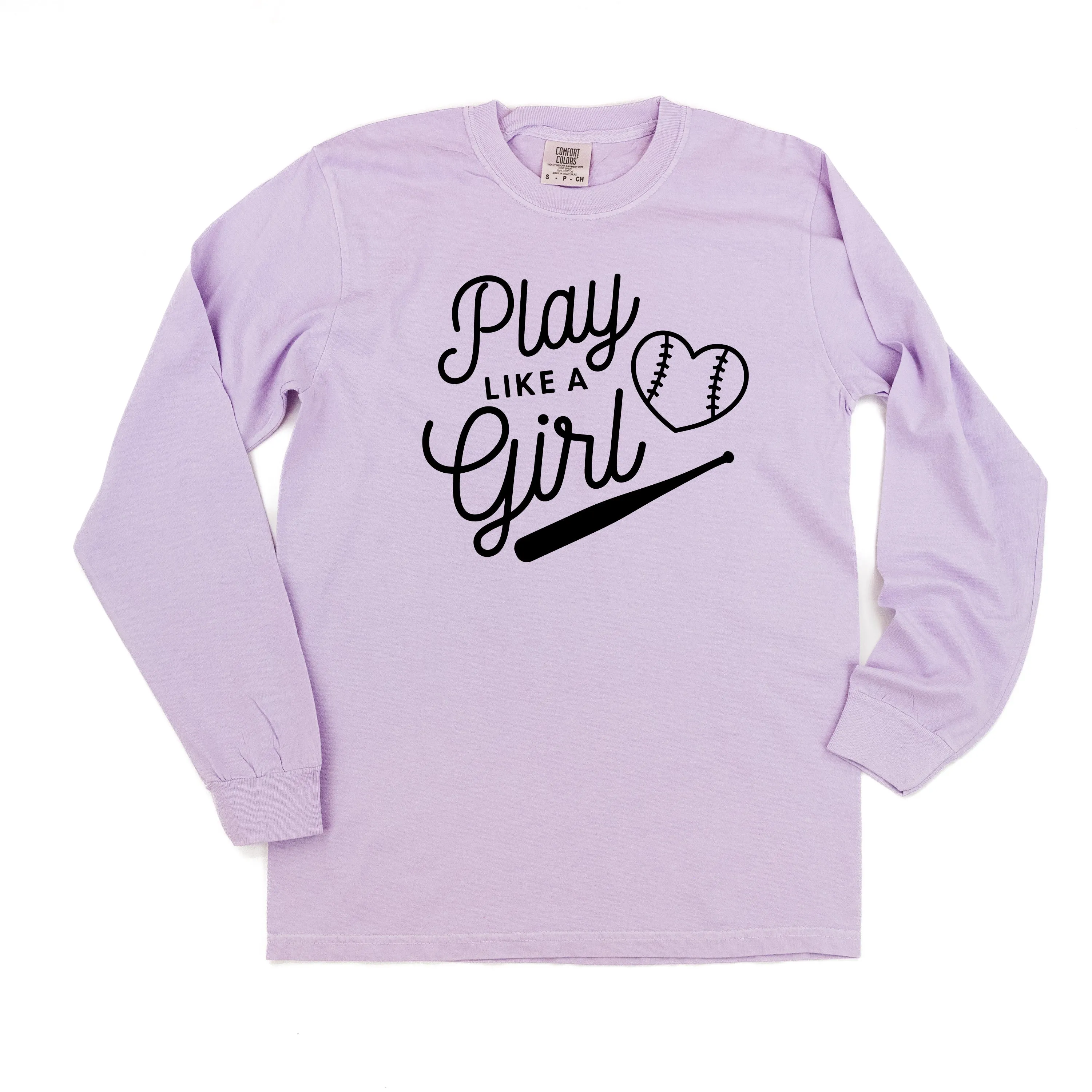 Play Like a Girl - LONG SLEEVE COMFORT COLORS TEE