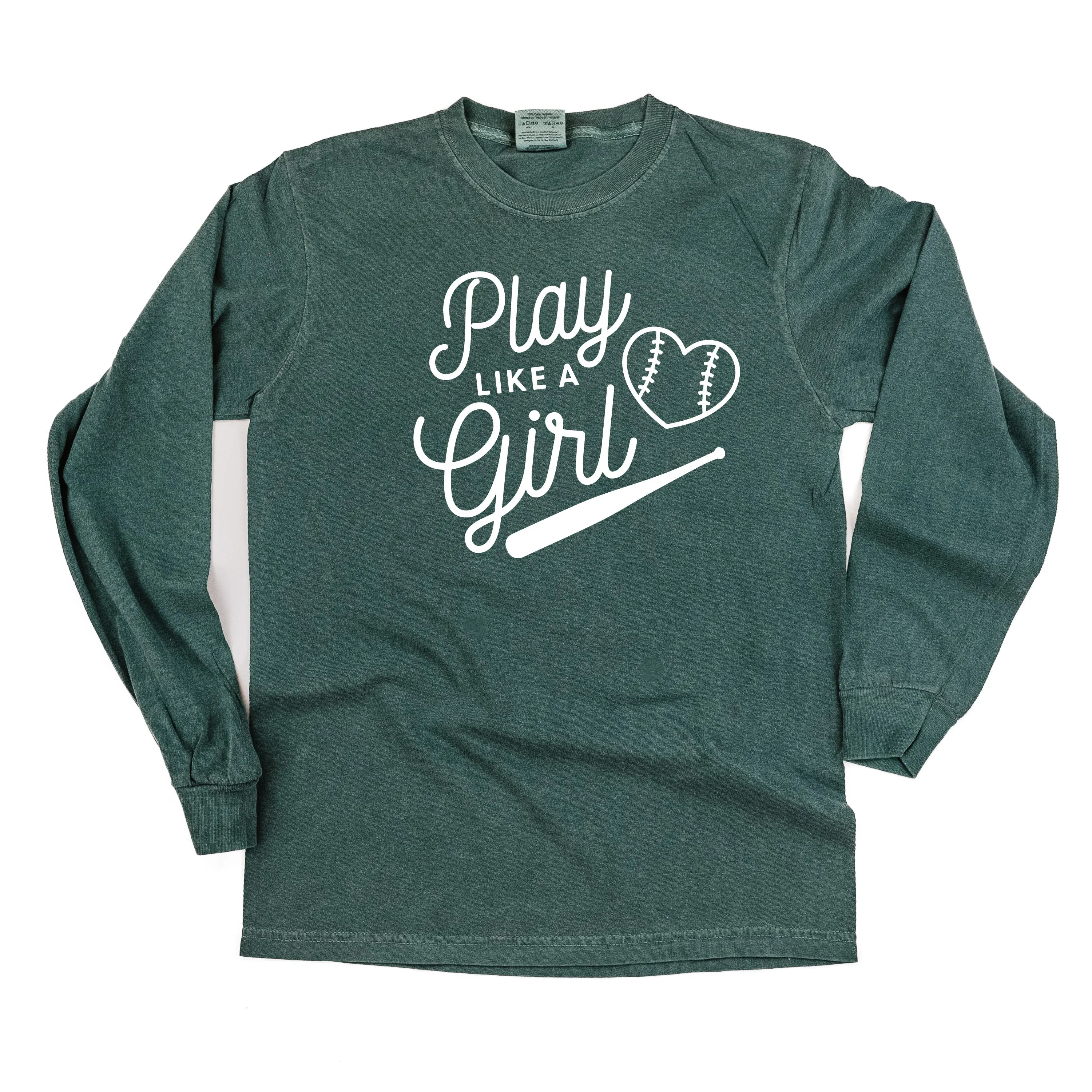 Play Like a Girl - LONG SLEEVE COMFORT COLORS TEE