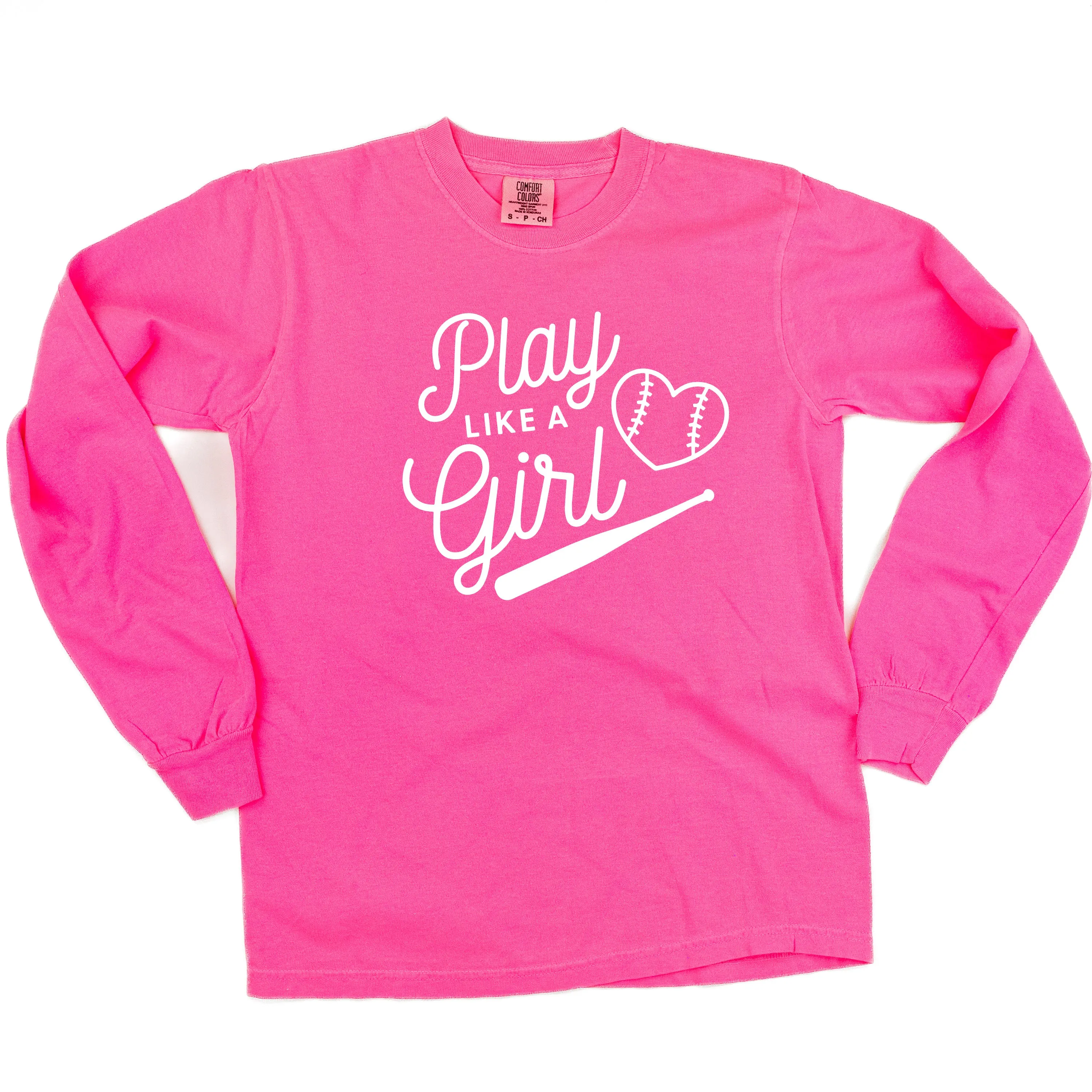 Play Like a Girl - LONG SLEEVE COMFORT COLORS TEE