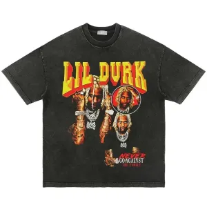 Pluto Lil Durk Homage Graphic T-Shirt