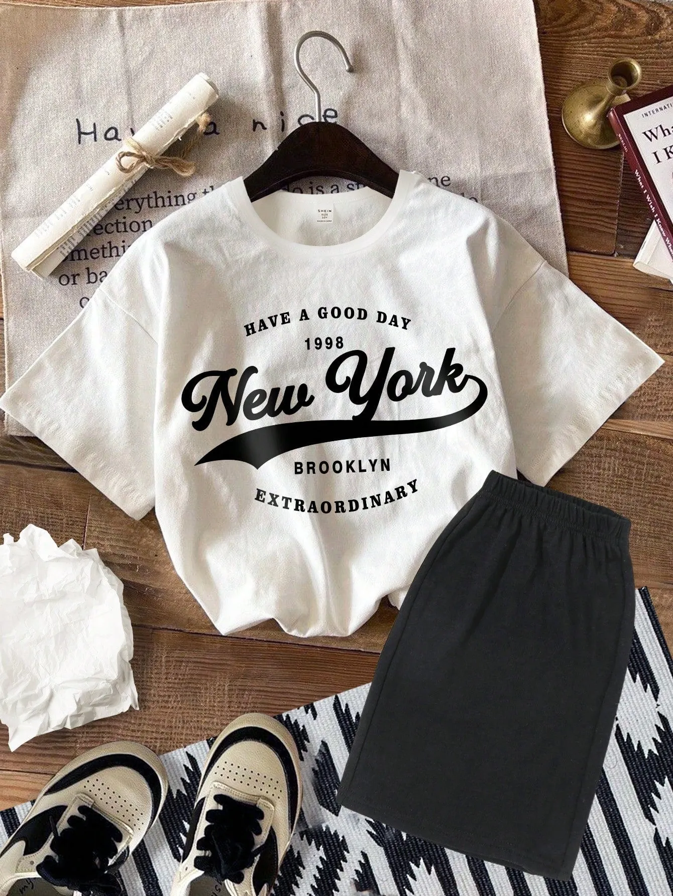 Polo t shirt smart casual| Boy Casual Simple Letter Print Short Top