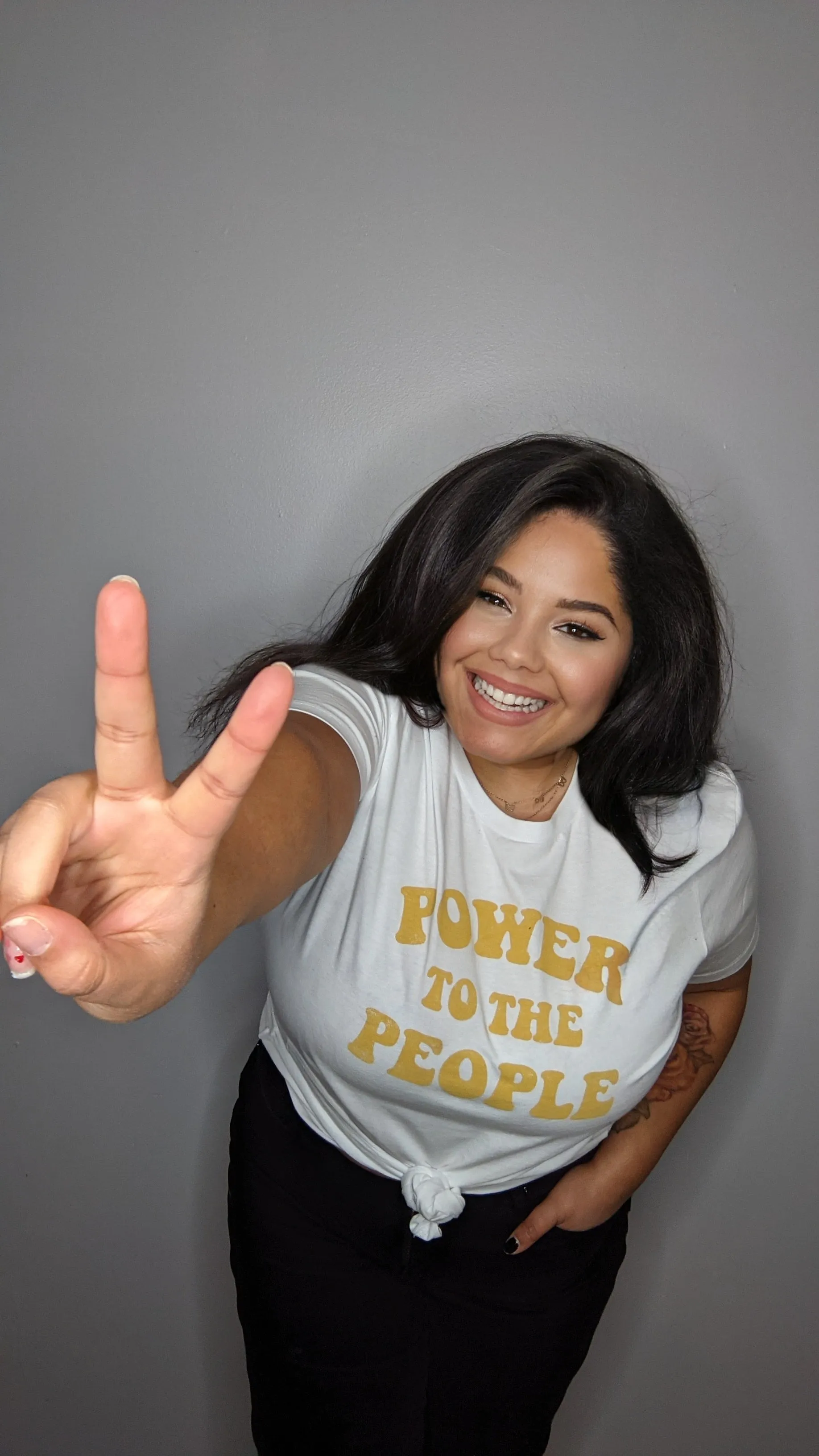 Power To The People Graphic T Shirt