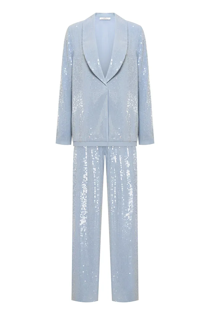 Premium sequin trouser suit