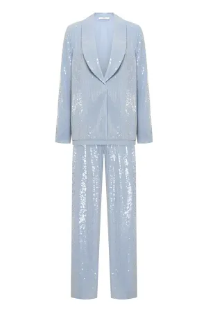 Premium sequin trouser suit