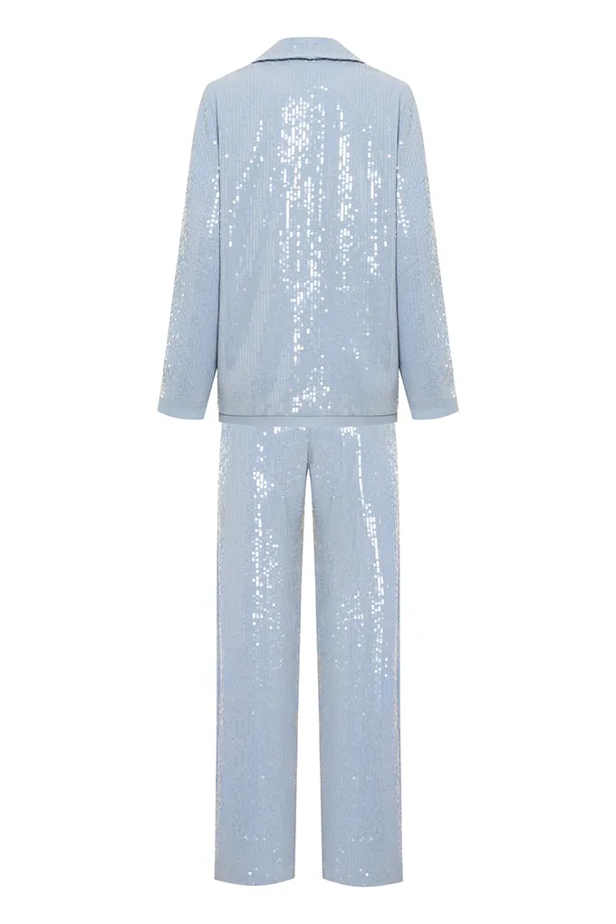 Premium sequin trouser suit