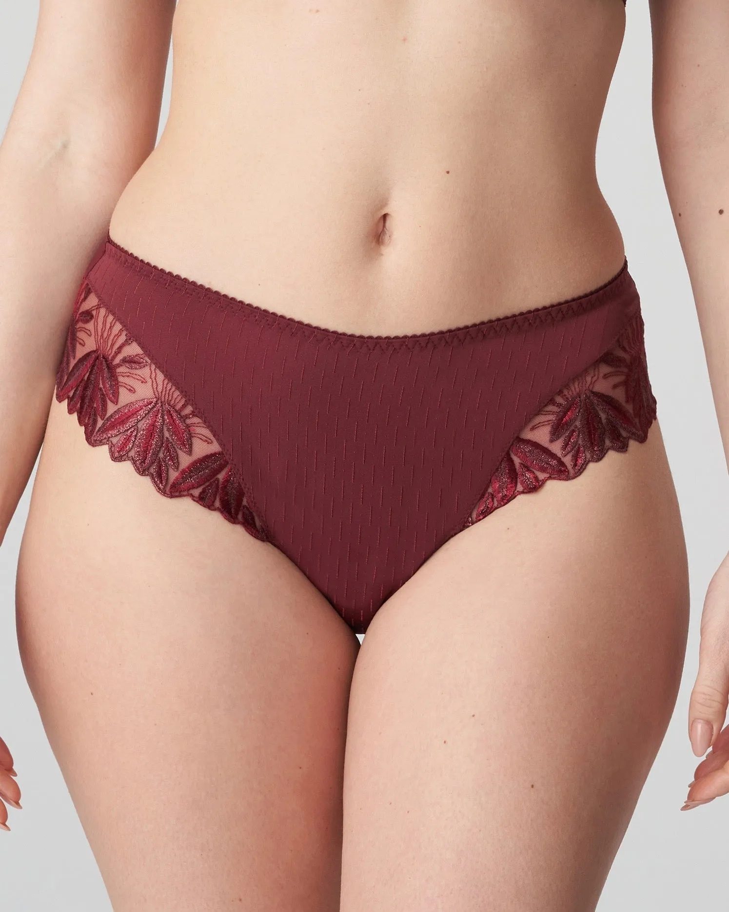 Prima Donna - Orlando Luxury Thong - Deep Cherry