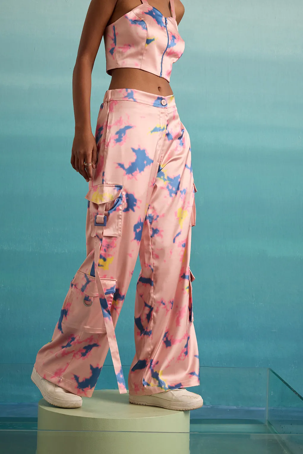 Psychedelic Splash Pant- Peachy Pie