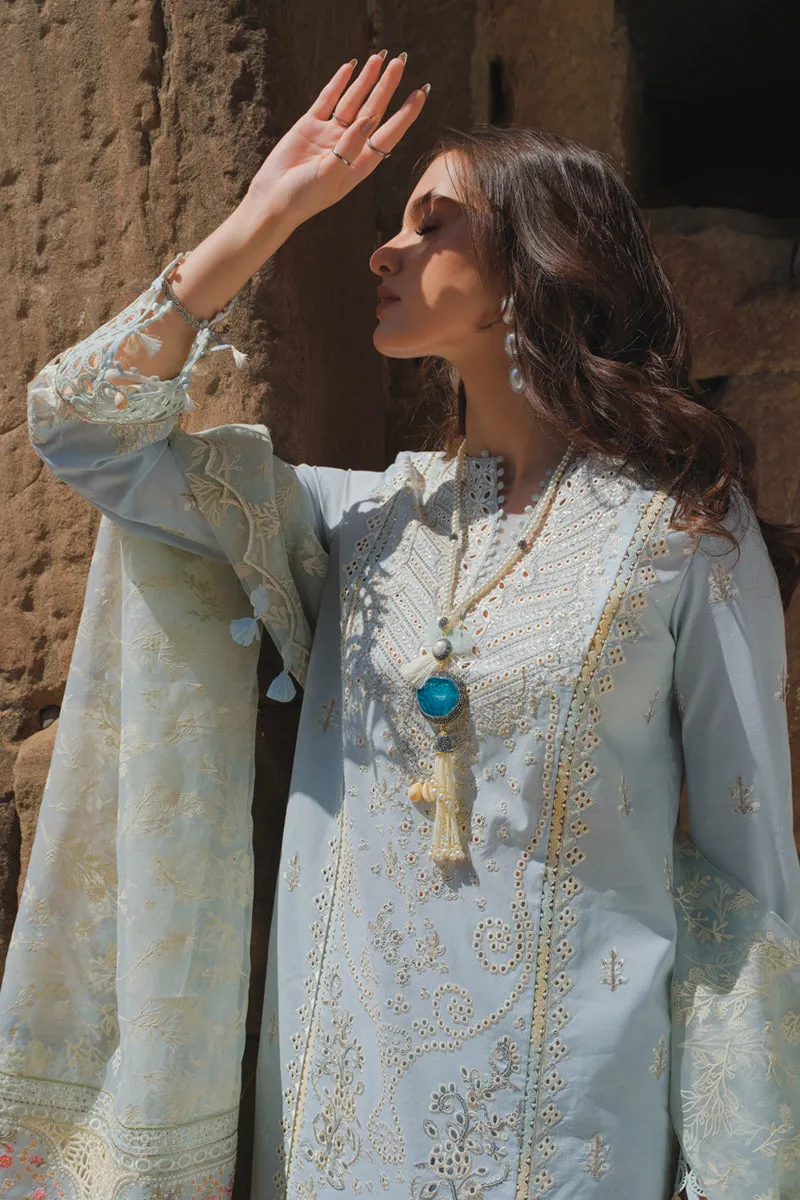 Qalamkar | Luxury Lawn Eid Edit'23 | BE-02 MINA