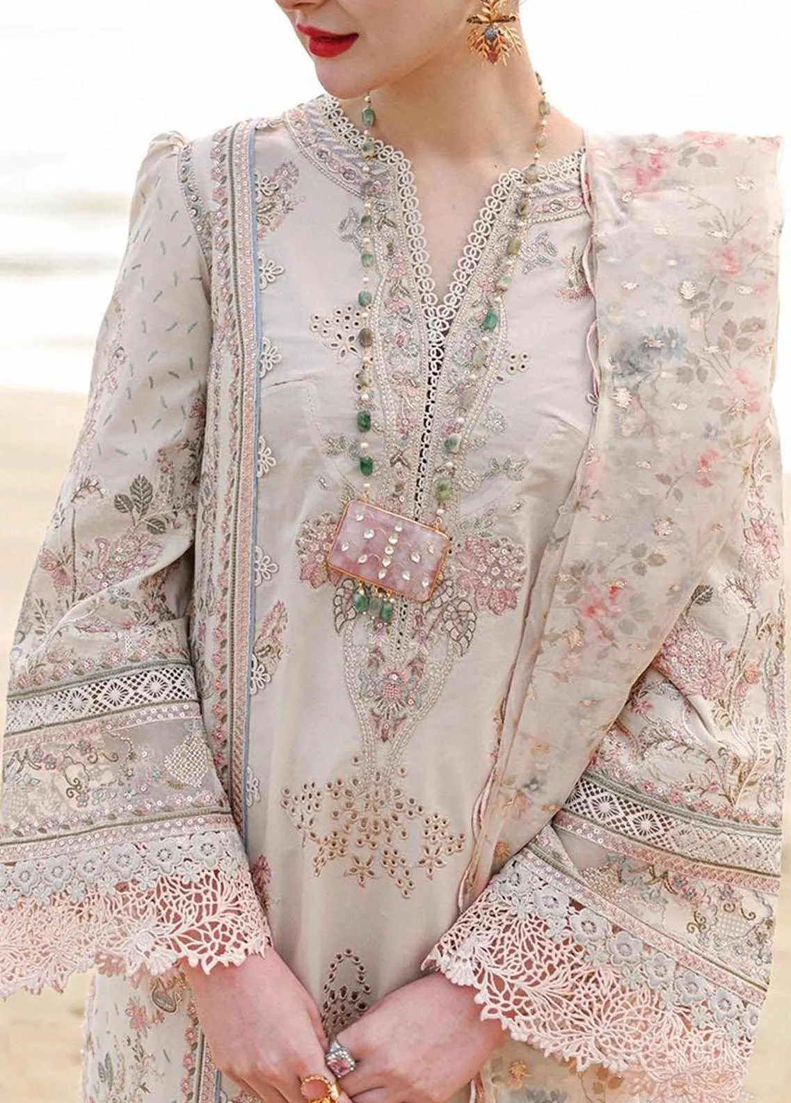 QALAMKAR | LUXURY LAWN’23 | SP-03 KHANSA