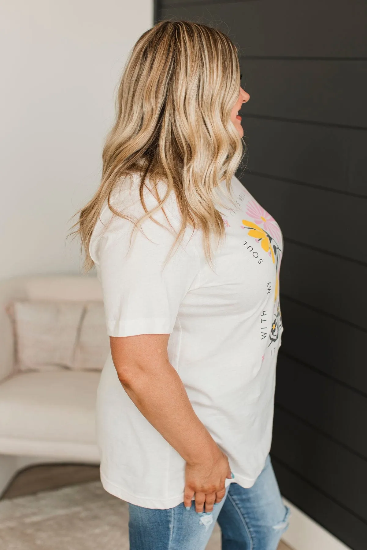 "It Is Well With My Soul" Graphic Tee- Vintage White