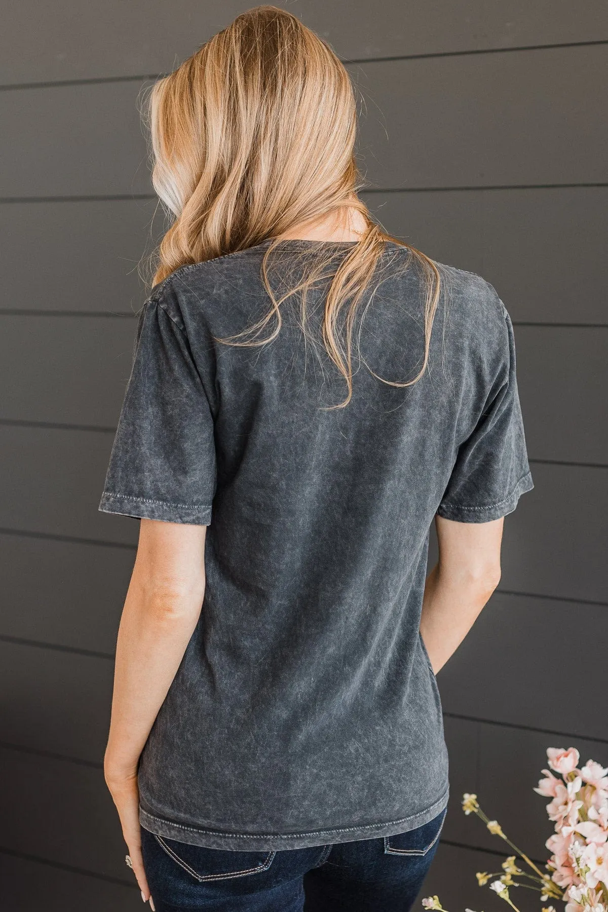 "Lake Weekend" Graphic Tee- Vintage Black