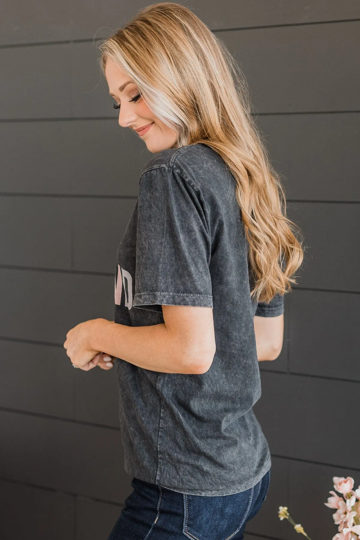 "Lake Weekend" Graphic Tee- Vintage Black
