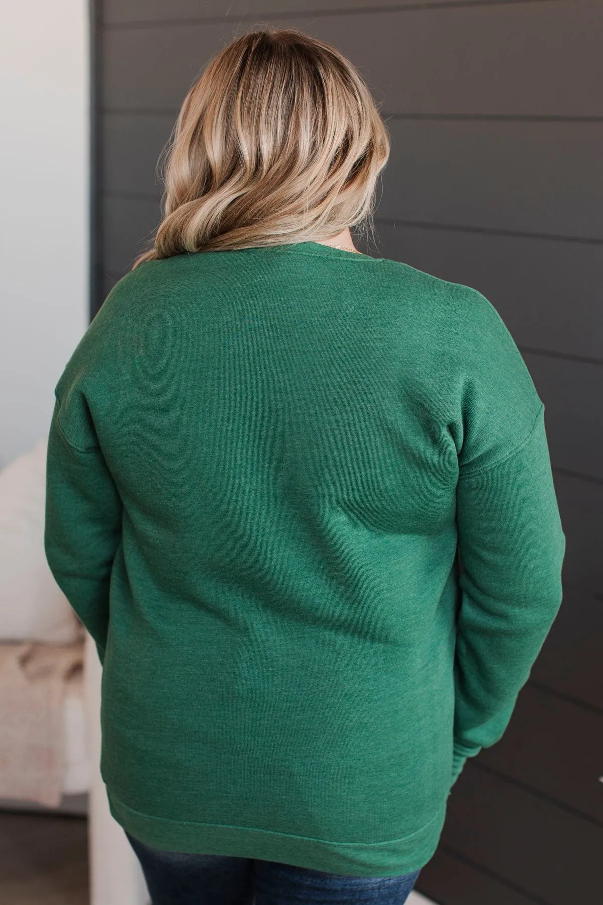 "Life Is Better On The Farm" Crew Neck- Green