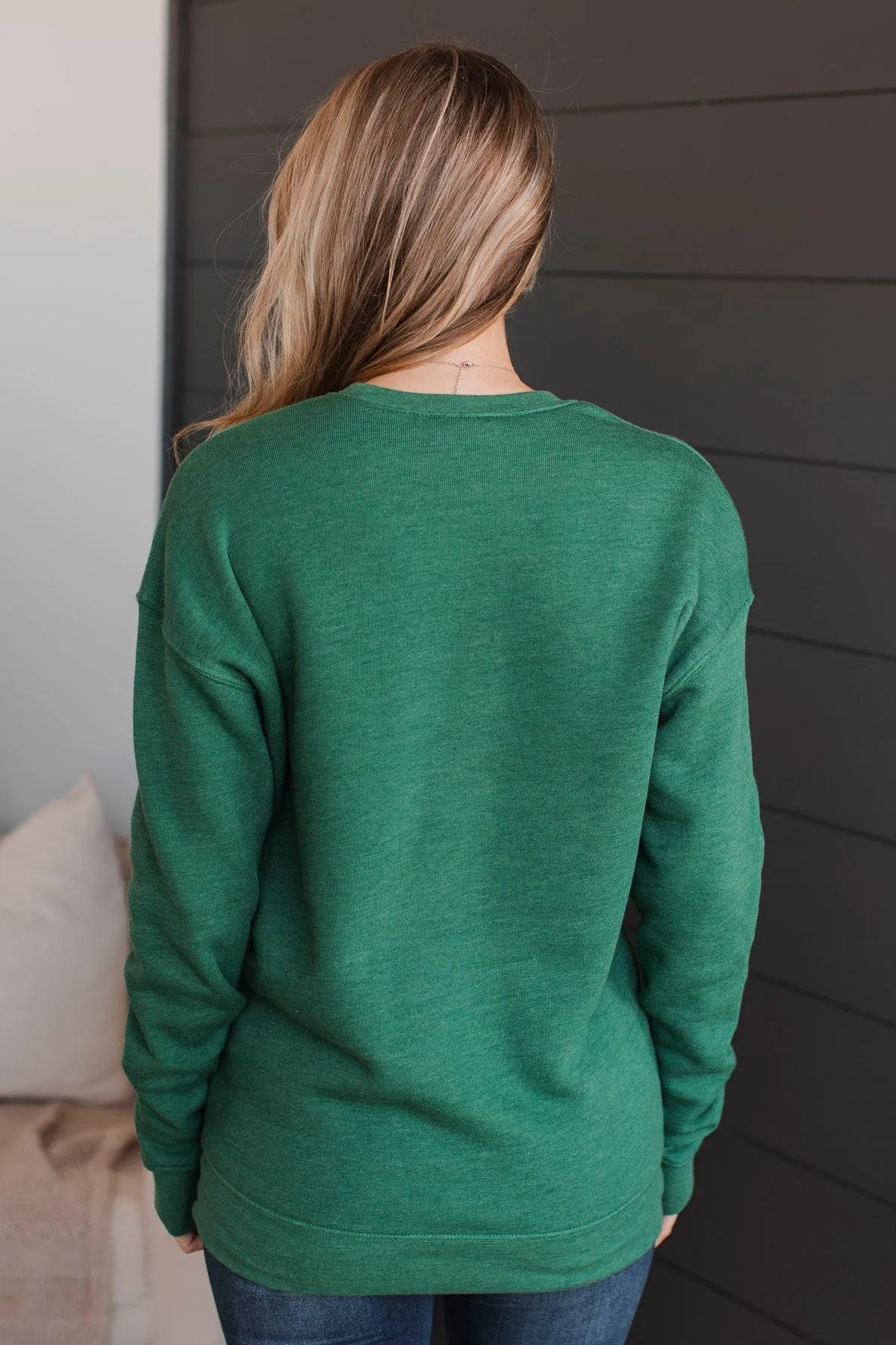 "Life Is Better On The Farm" Crew Neck- Green