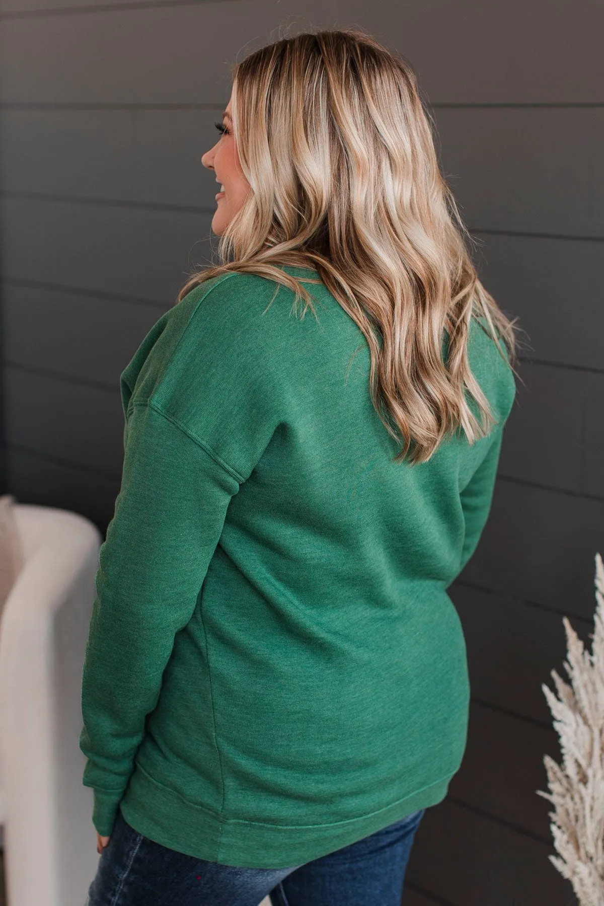 "Life Is Better On The Farm" Crew Neck- Green