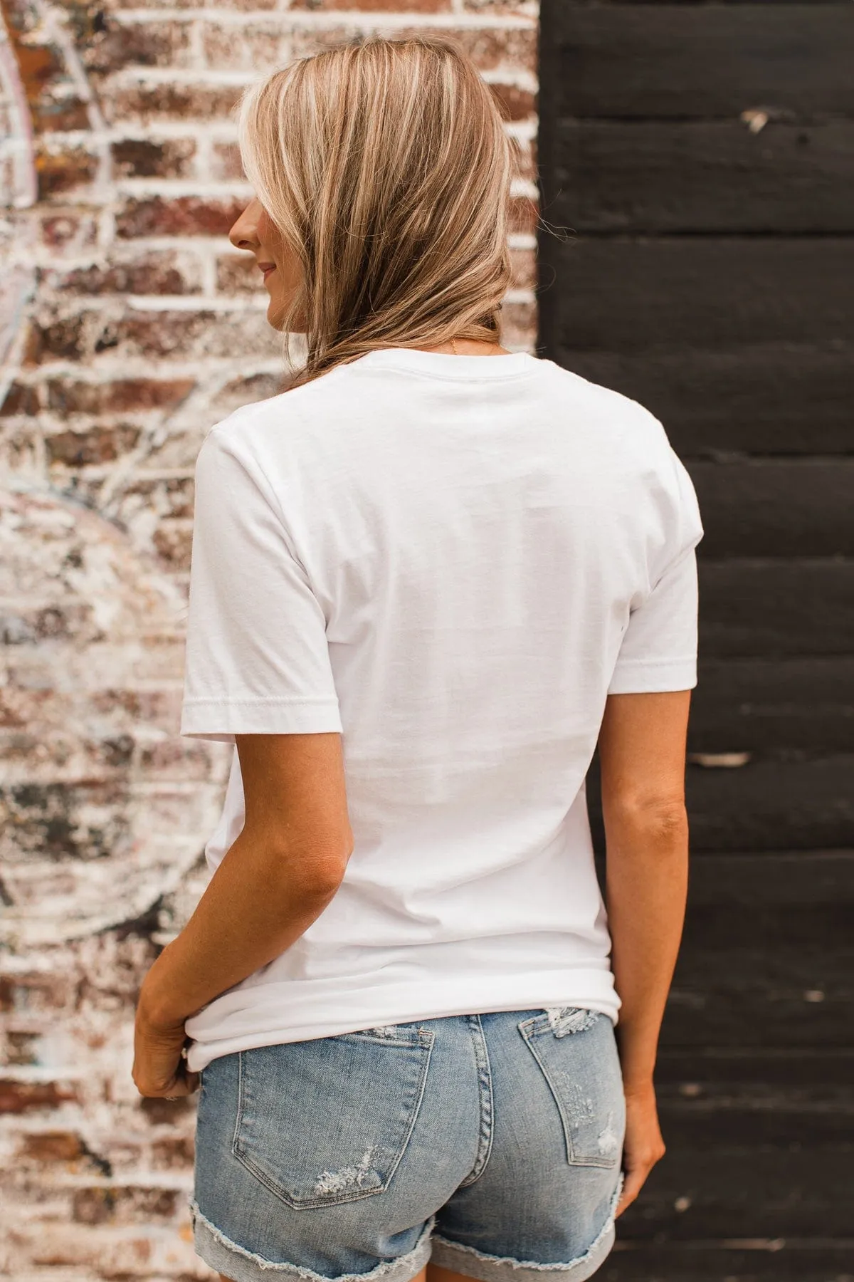 "USA" Graphic Tee- White
