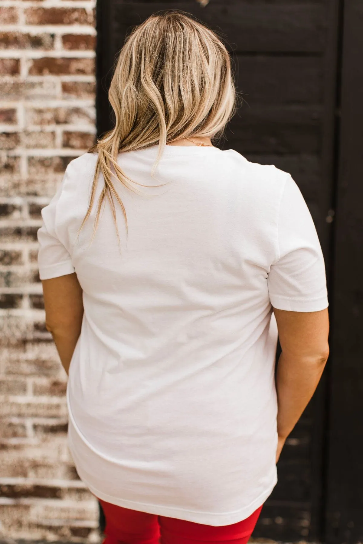 "USA" Graphic Tee- White