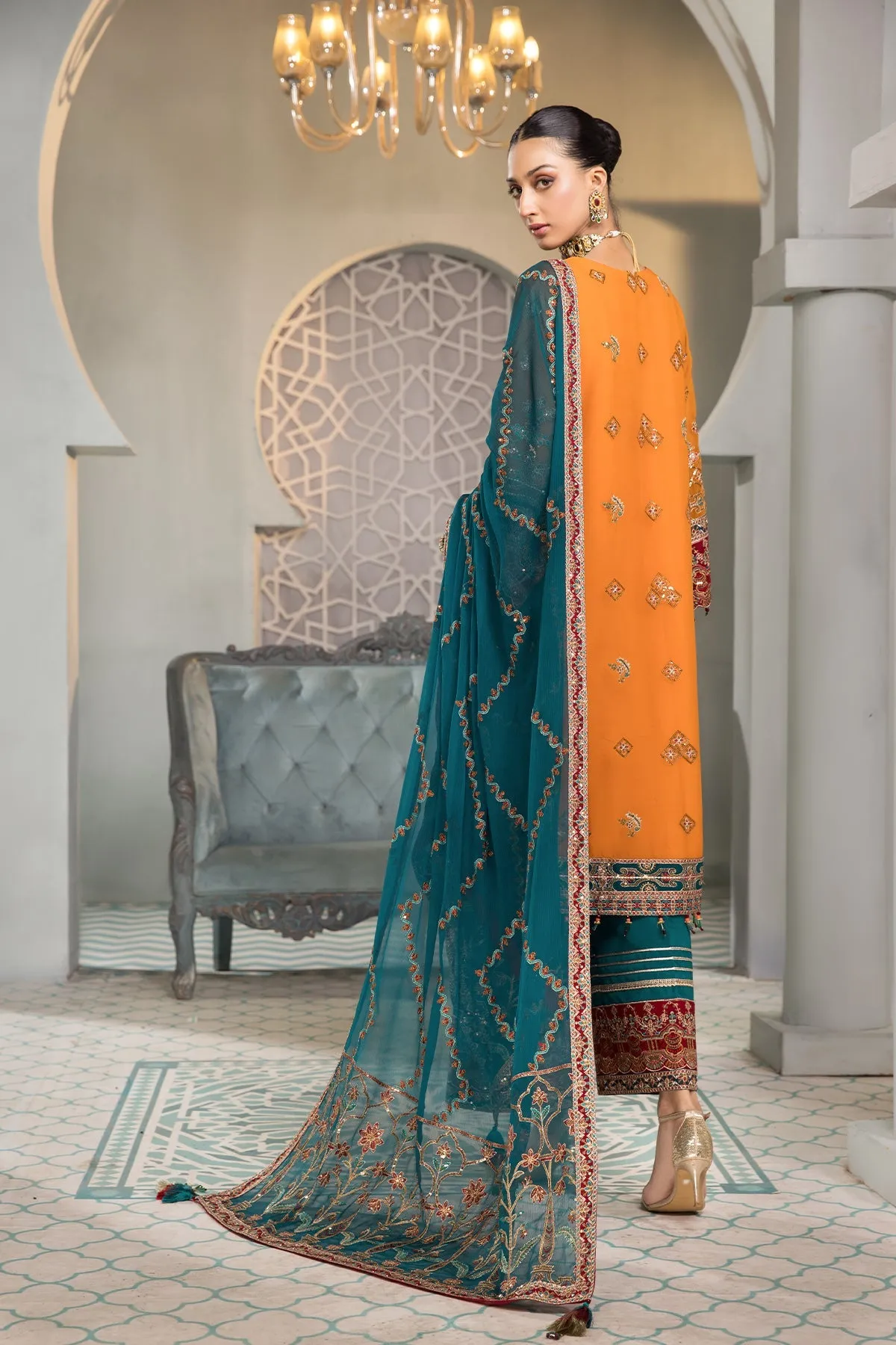 Raag Alizeh Fashion Vasl-e-Meeras Festive Edition 2022 | Unstitched Embroidered Chiffon Suits