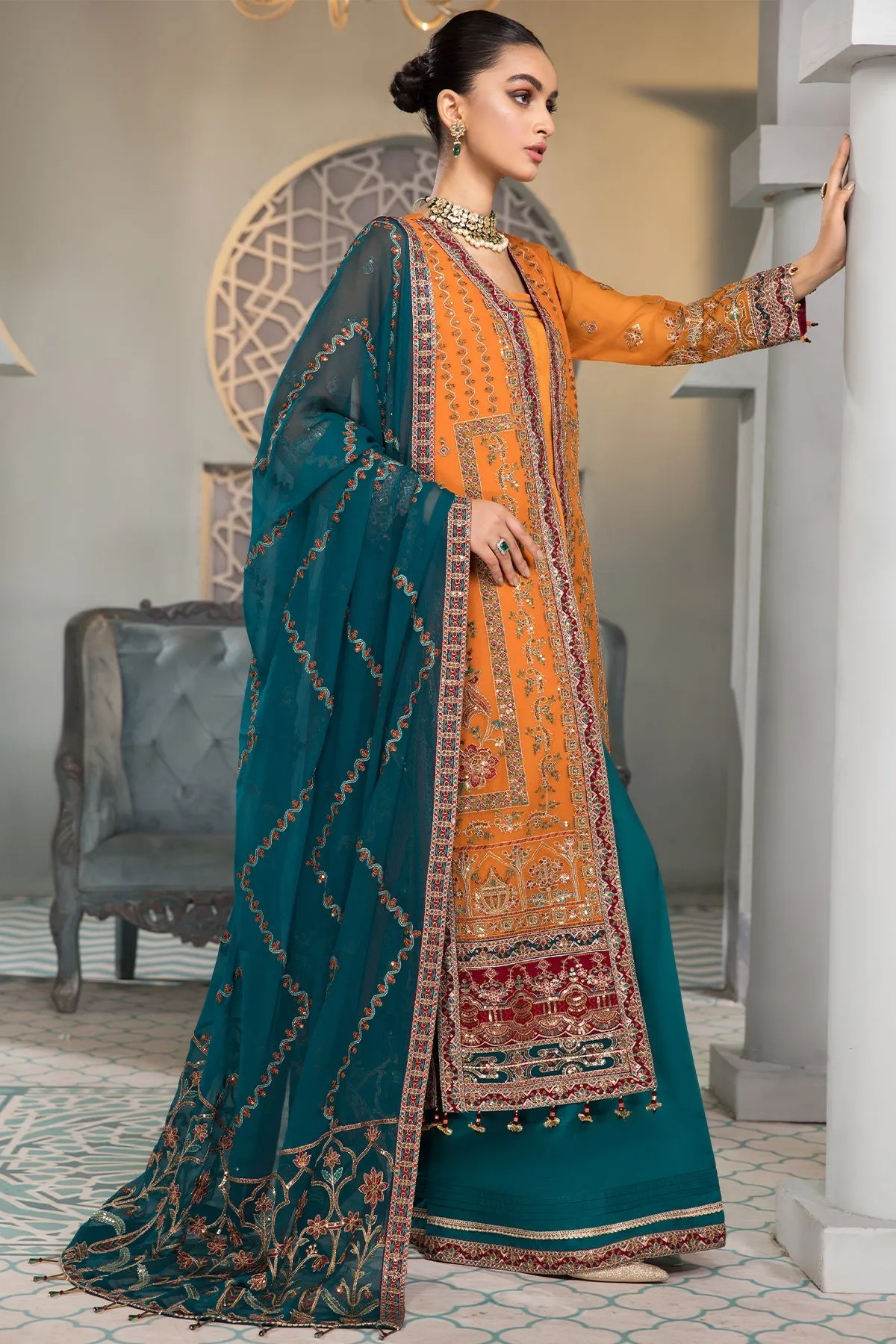 Raag Alizeh Fashion Vasl-e-Meeras Festive Edition 2022 | Unstitched Embroidered Chiffon Suits