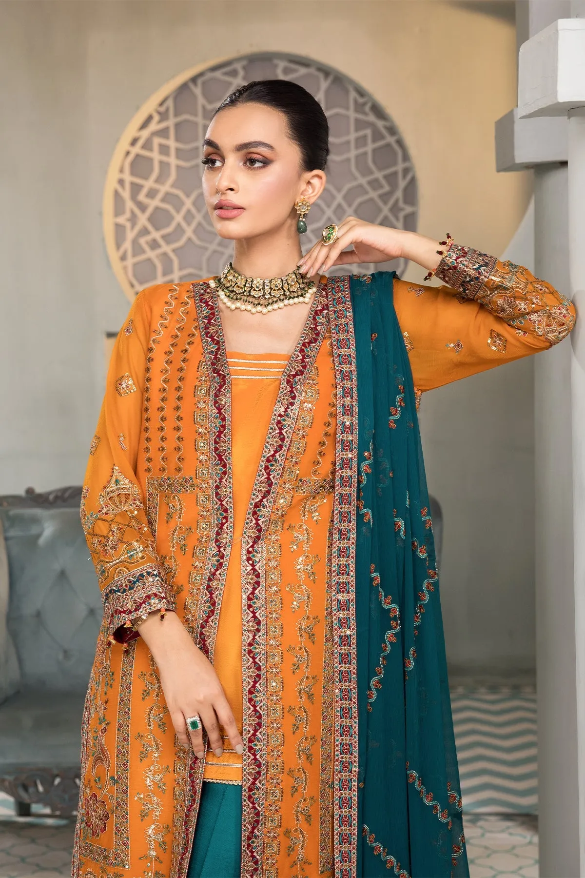 Raag Alizeh Fashion Vasl-e-Meeras Festive Edition 2022 | Unstitched Embroidered Chiffon Suits