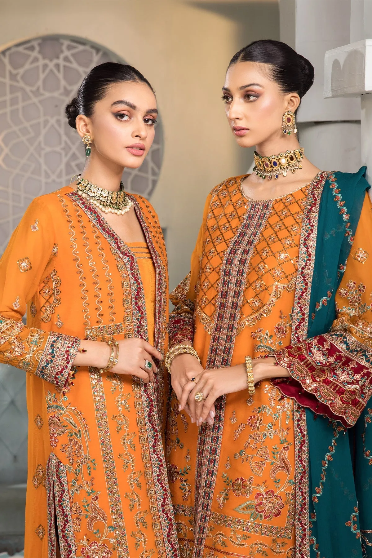 Raag Alizeh Fashion Vasl-e-Meeras Festive Edition 2022 | Unstitched Embroidered Chiffon Suits