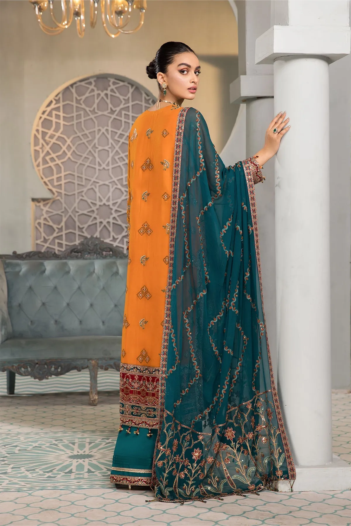Raag Alizeh Fashion Vasl-e-Meeras Festive Edition 2022 | Unstitched Embroidered Chiffon Suits