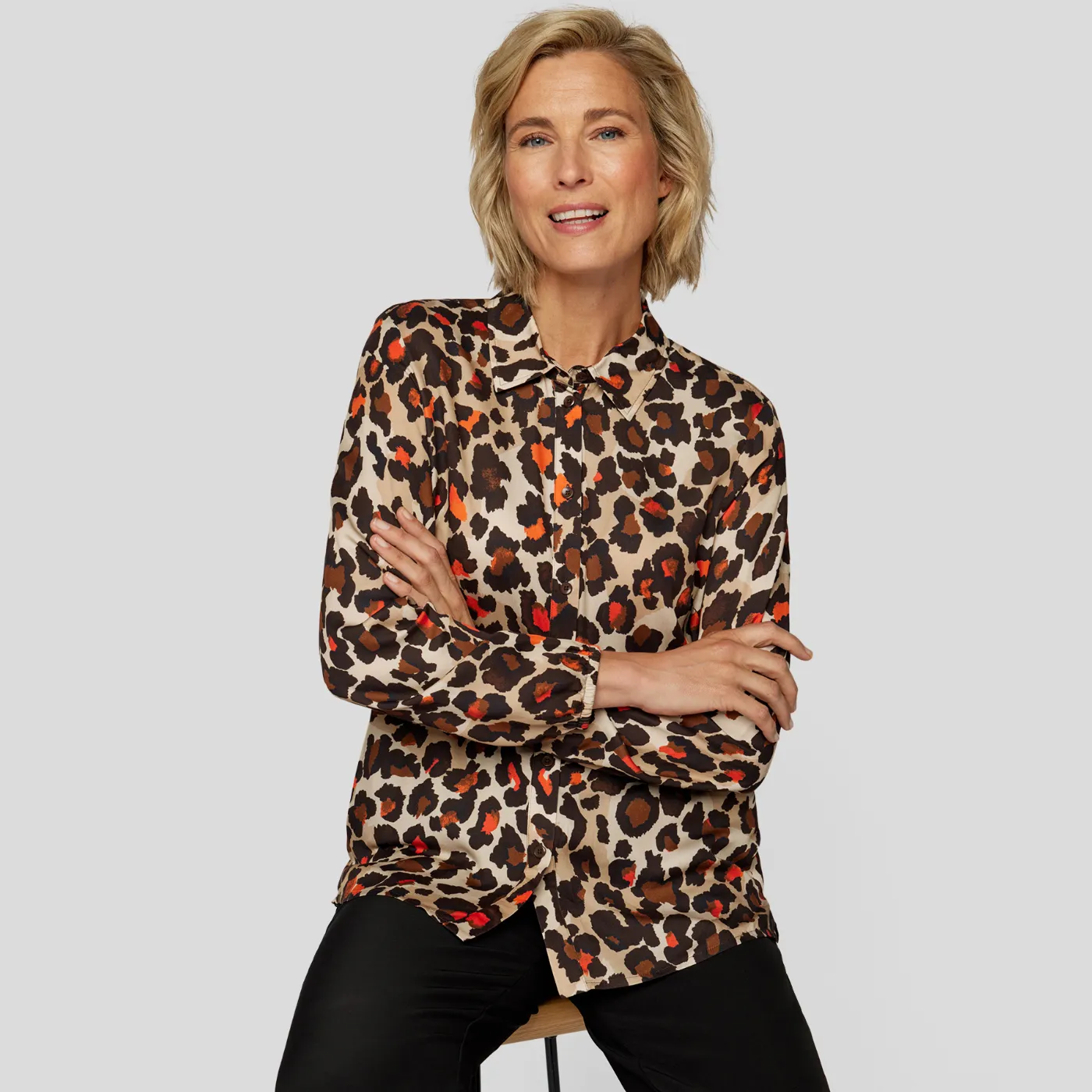 Rabe Buttoned Shirt Blouse | Chocolate