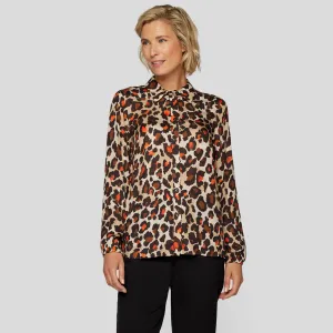 Rabe Buttoned Shirt Blouse | Chocolate