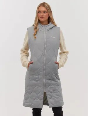 Recca Honeycomb Quilted Maxi Vest