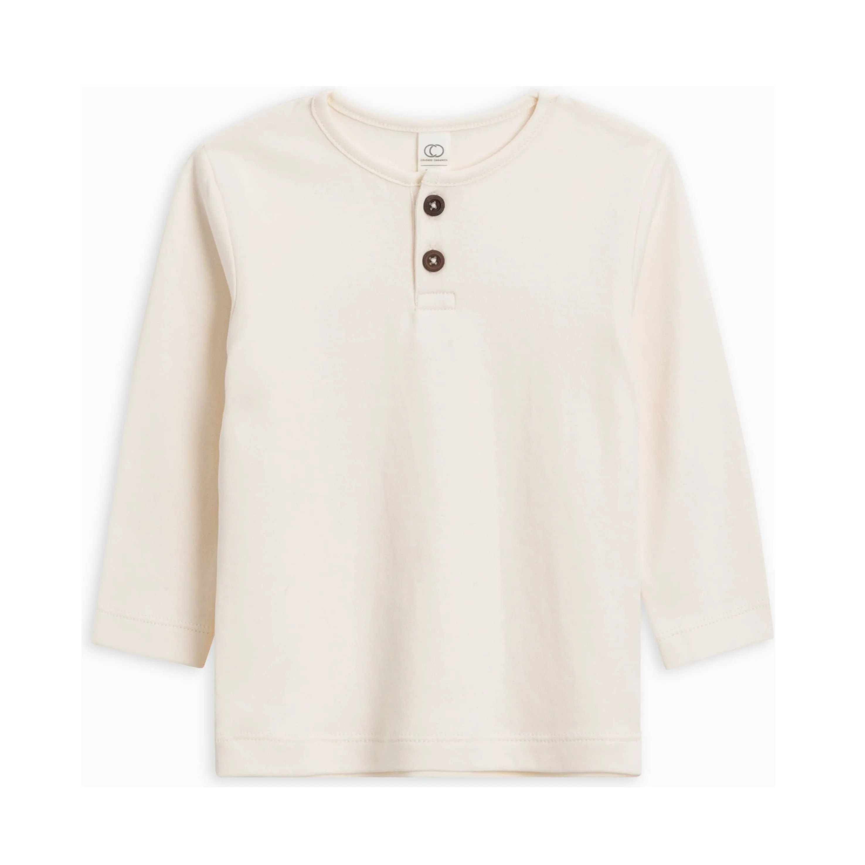 Reef Henley Long Sleeve - Ivory