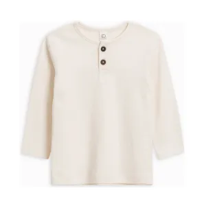 Reef Henley Long Sleeve - Ivory