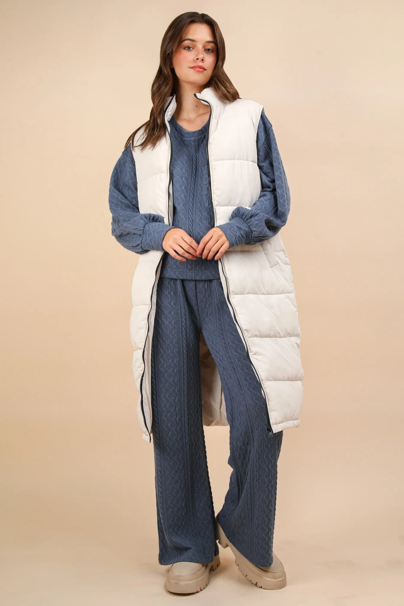 Ren Long Puff Vest