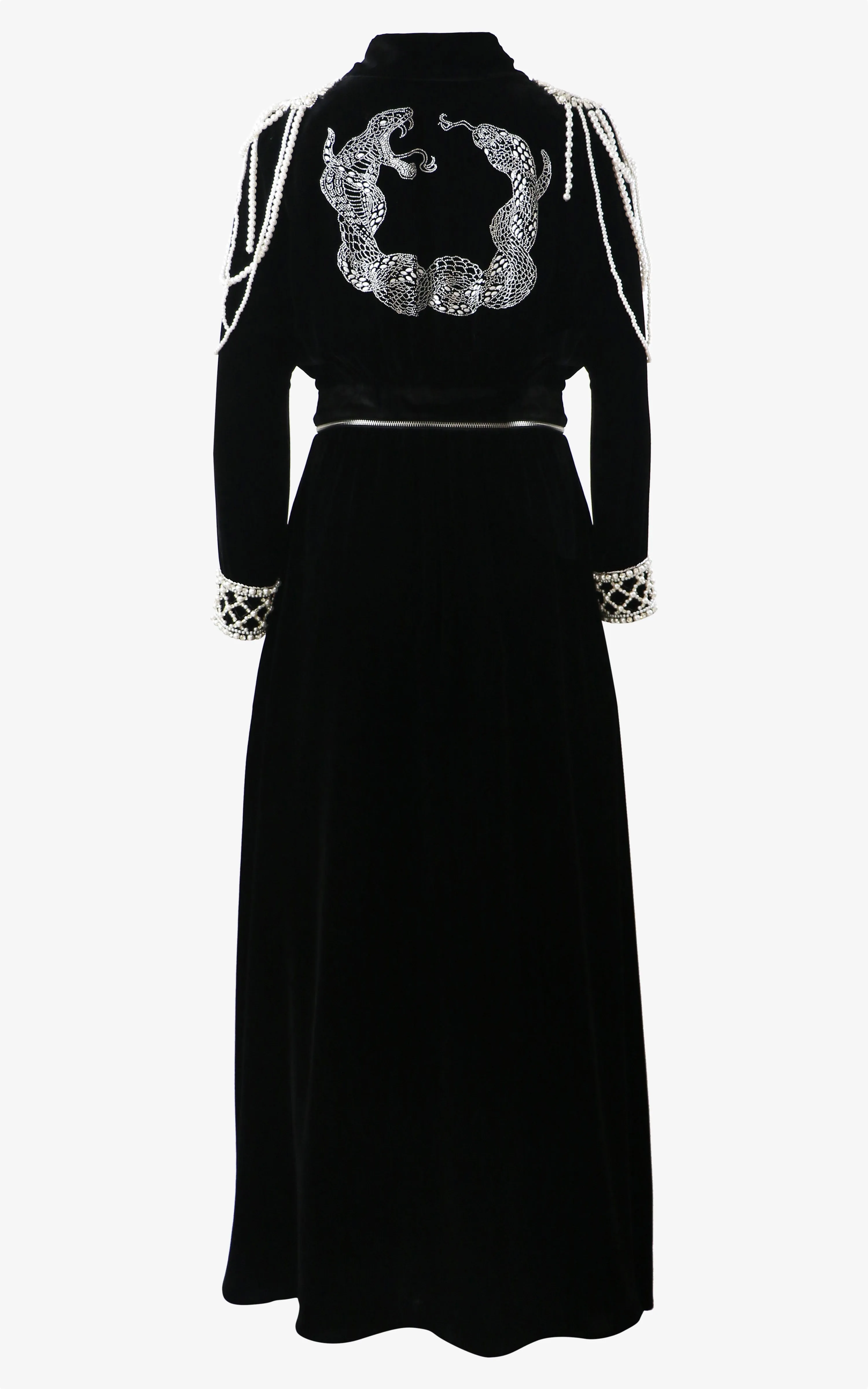 Revelation Royal Cape With Pearl Embellishments