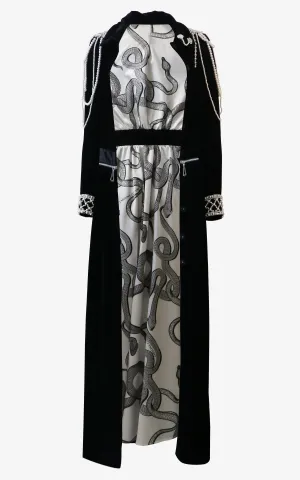 Revelation Royal Cape With Pearl Embellishments