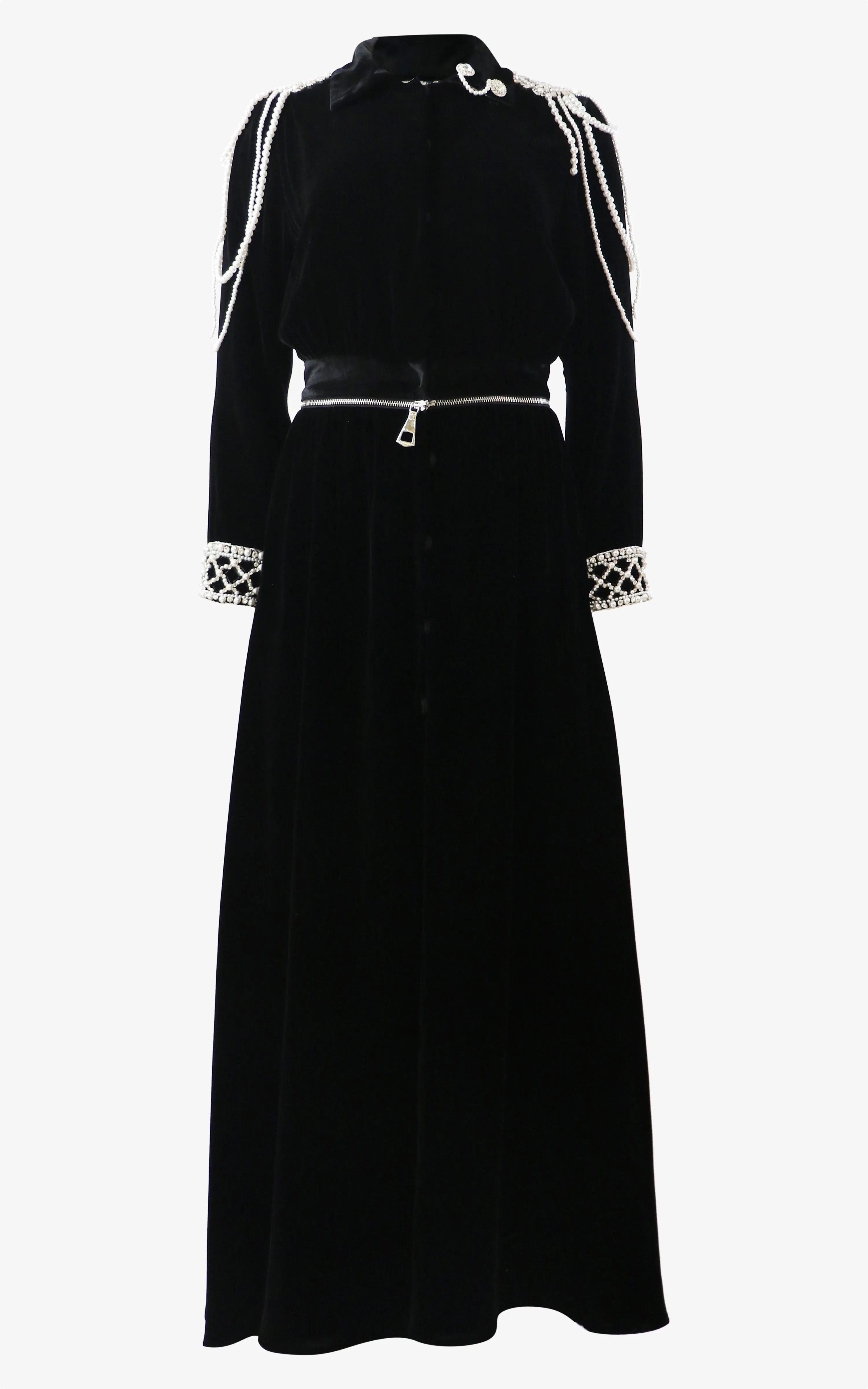 Revelation Royal Cape With Pearl Embellishments