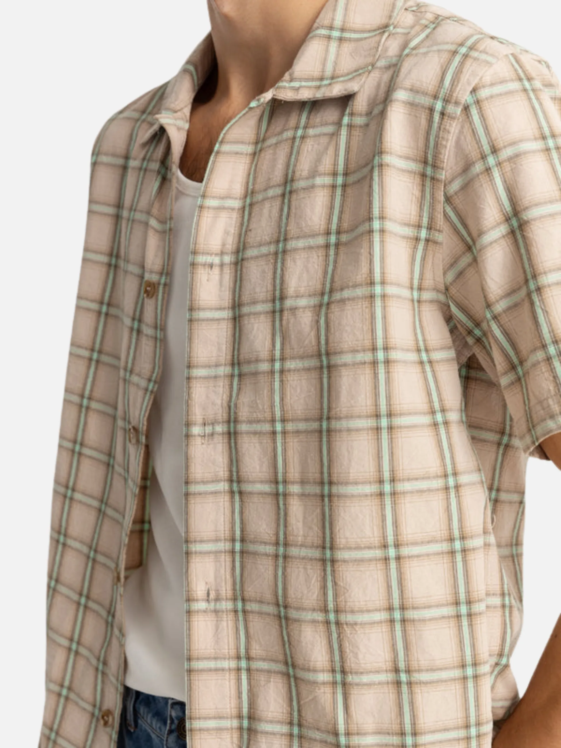 Rhythm Check SS Shirt - Sand