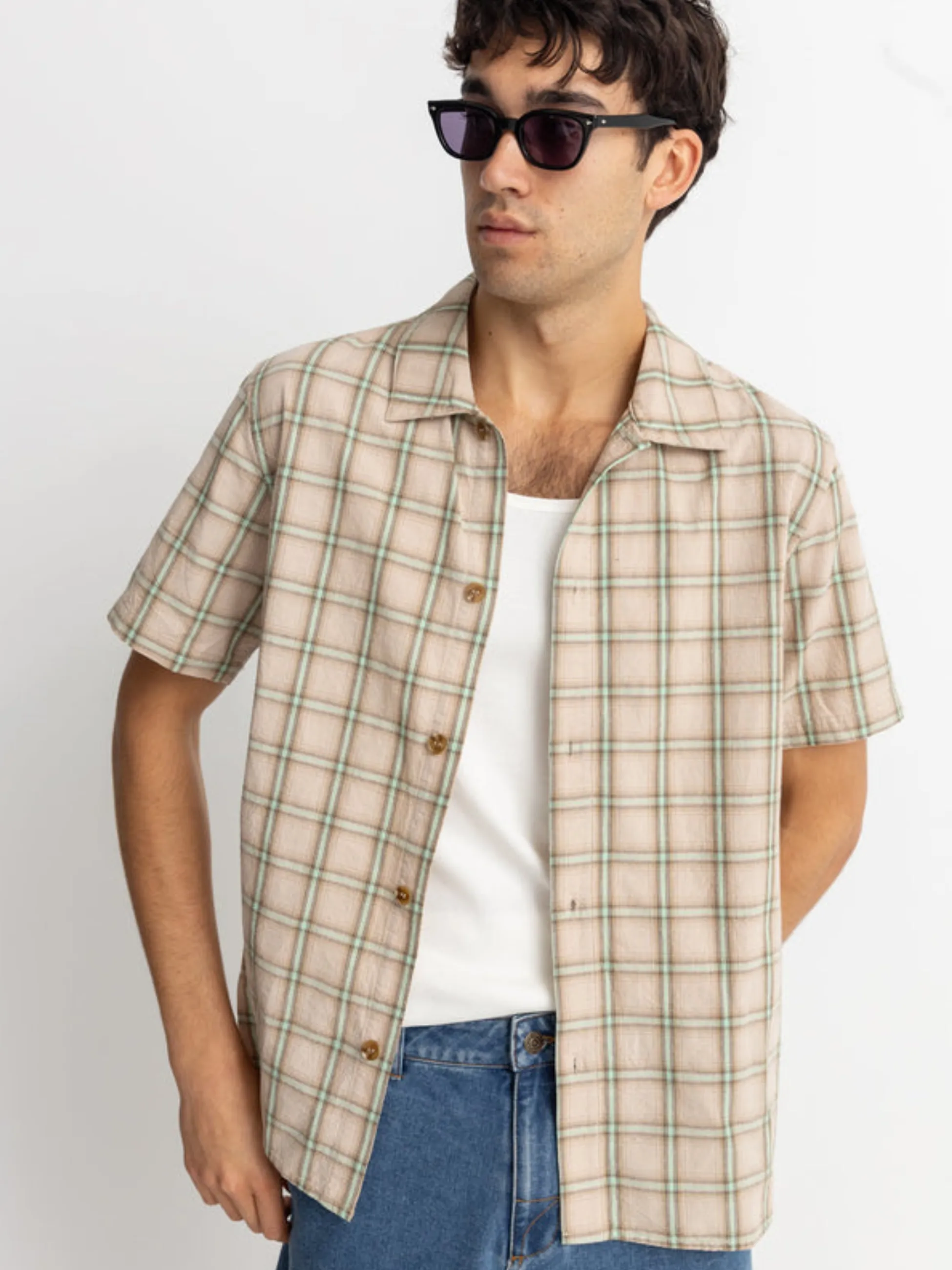 Rhythm Check SS Shirt - Sand