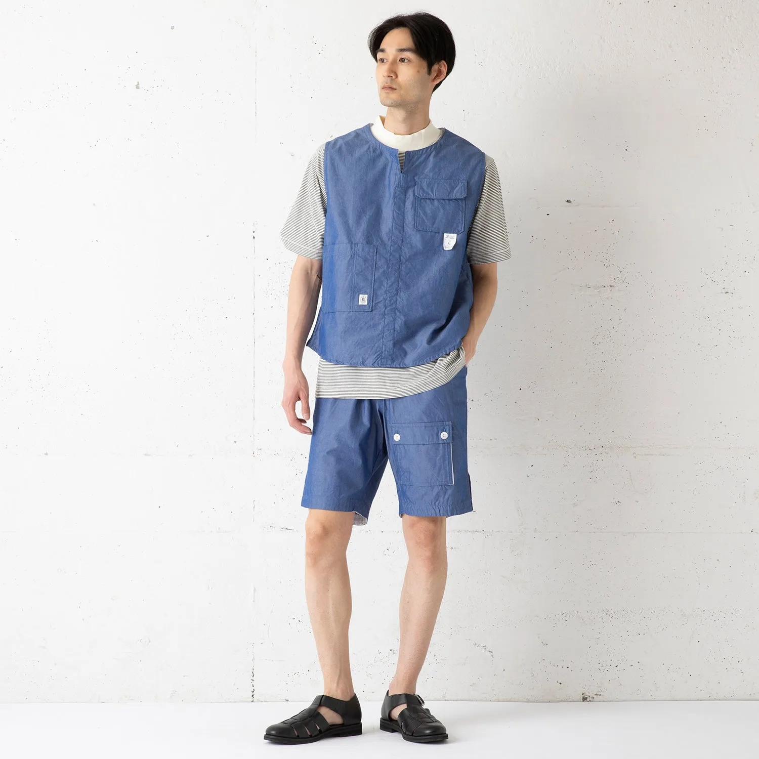 RIDING HIGH | ライディングハイ　THE TOWN VEST - DUNGAREE