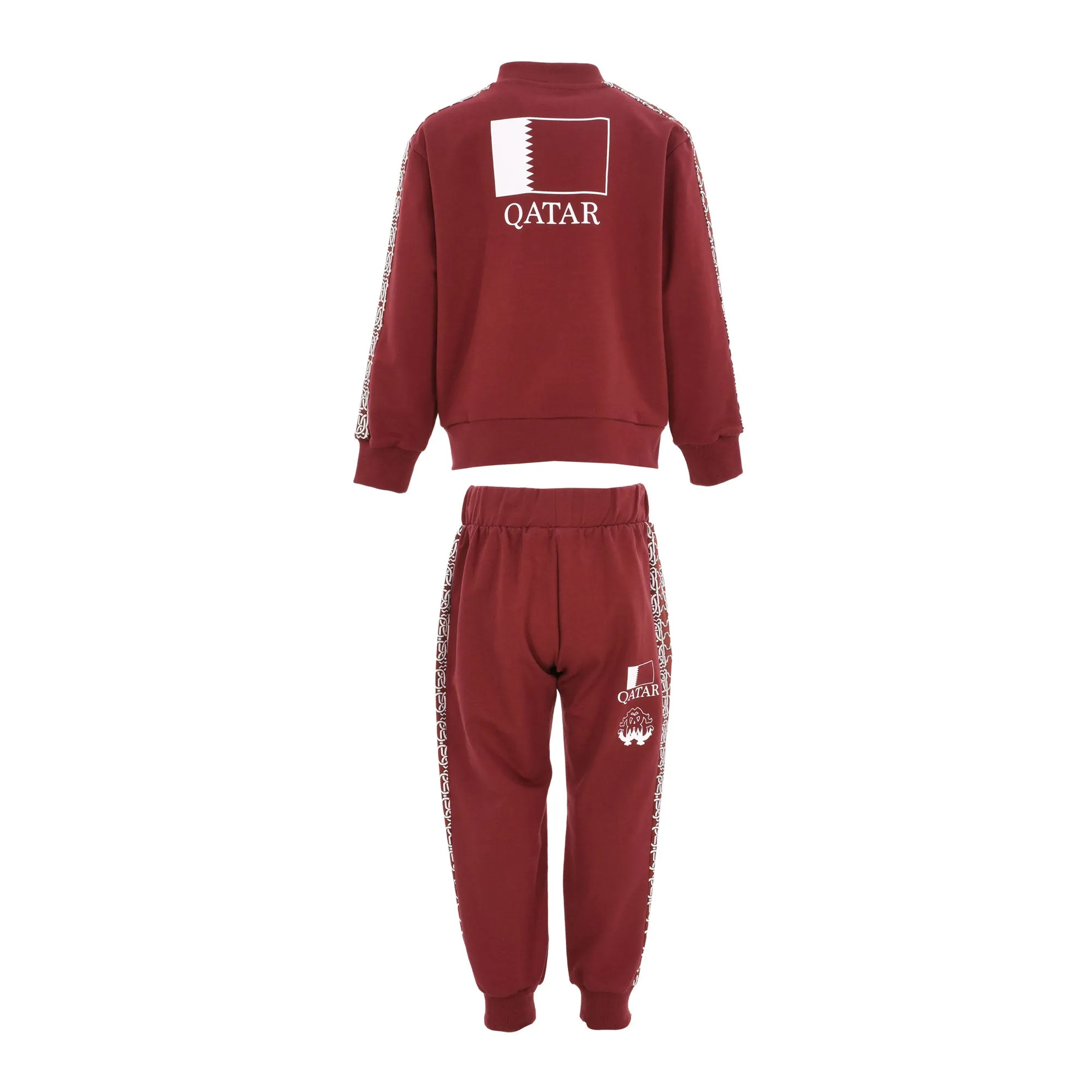 Roberto Cavalli Kids Slogan Print  Bordeaux Tracksuit