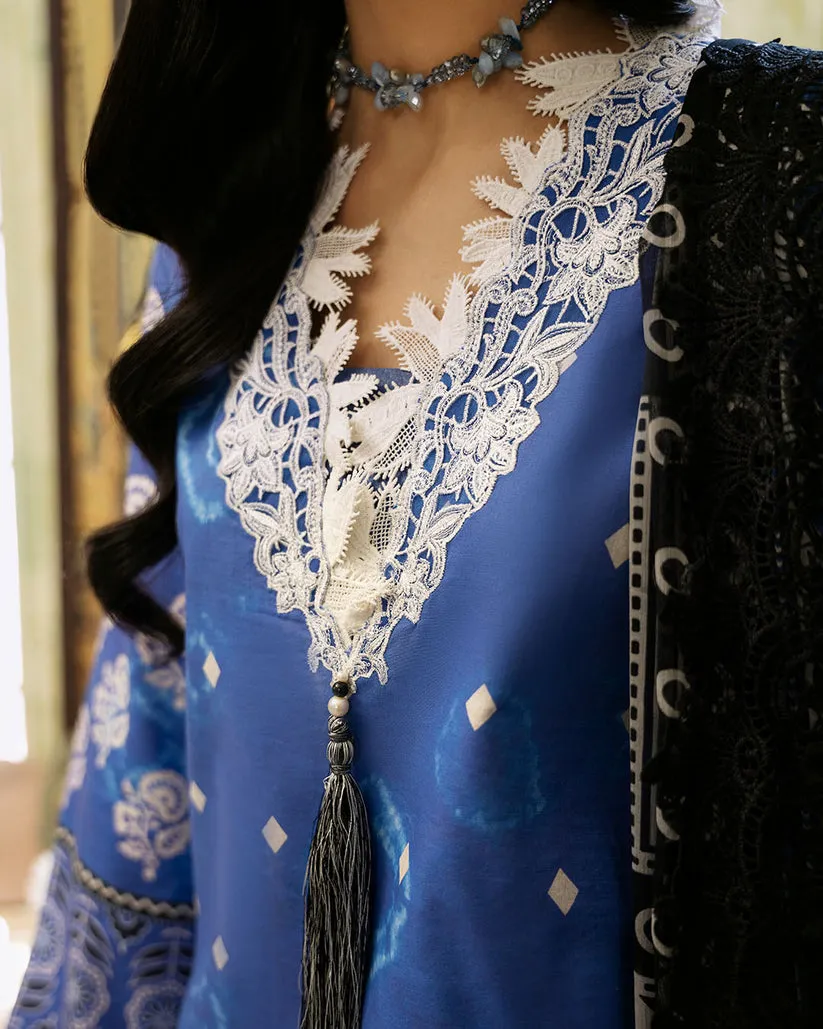 ROHEENAZ FLORA PRINTED LAWN | EMBER