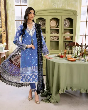 ROHEENAZ FLORA PRINTED LAWN | EMBER