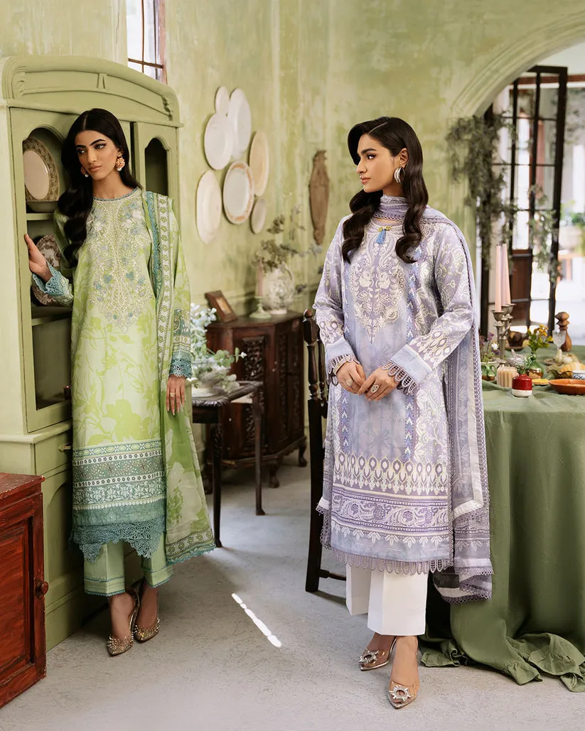 ROHEENAZ FLORA PRINTED LAWN | EUPHORIA
