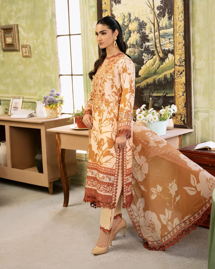 ROHEENAZ FLORA PRINTED LAWN | HARMONIA