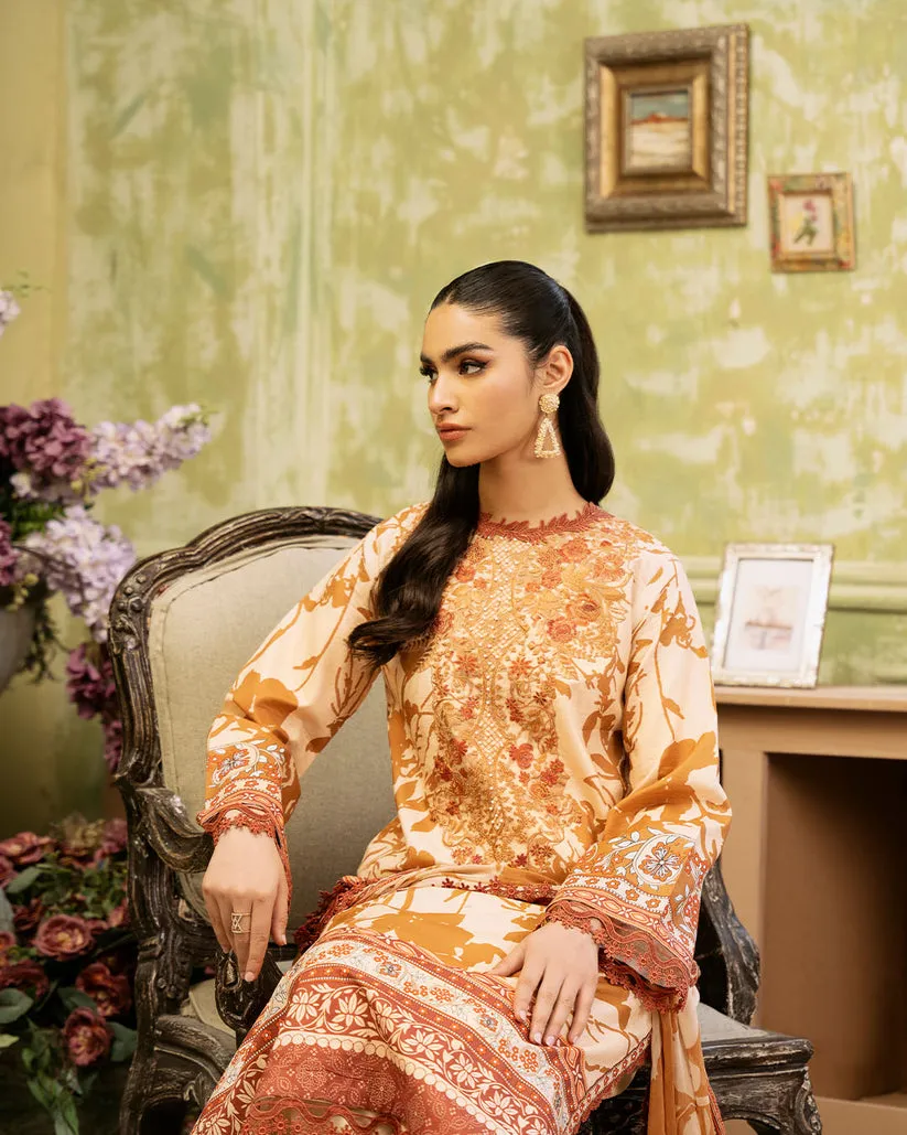 ROHEENAZ FLORA PRINTED LAWN | HARMONIA