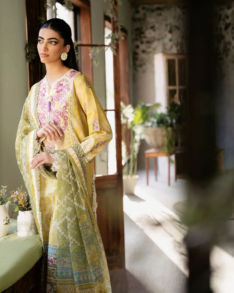 ROHEENAZ FLORA PRINTED LAWN | MYSTIQUE