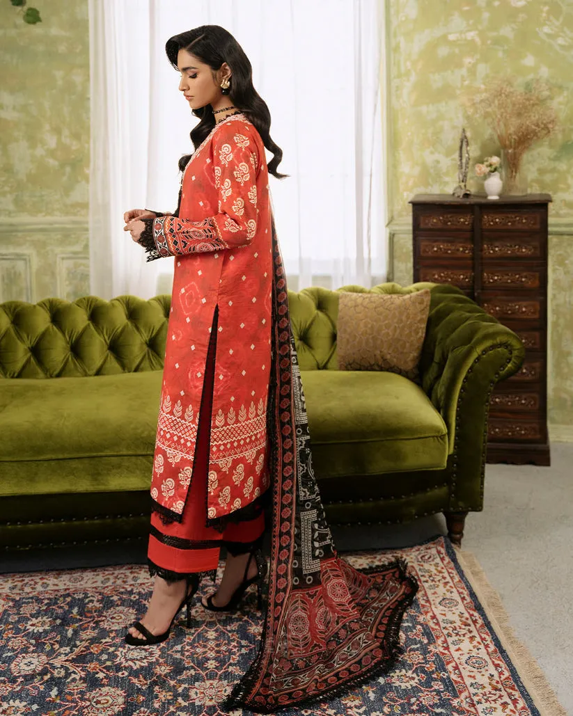 ROHEENAZ FLORA PRINTED LAWN | SOLSTICE
