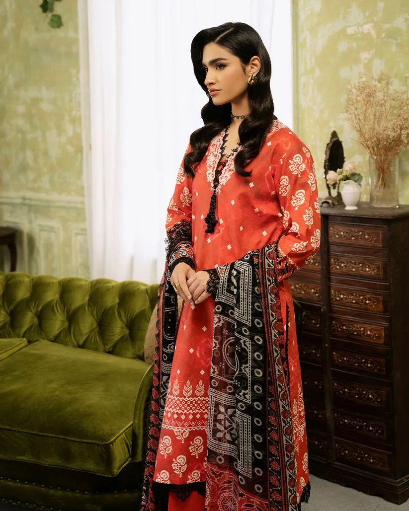 ROHEENAZ FLORA PRINTED LAWN | SOLSTICE