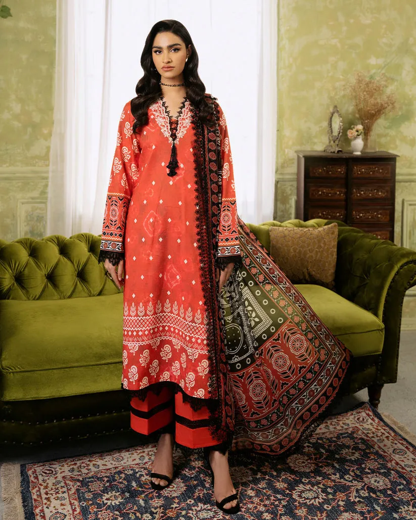 ROHEENAZ FLORA PRINTED LAWN | SOLSTICE