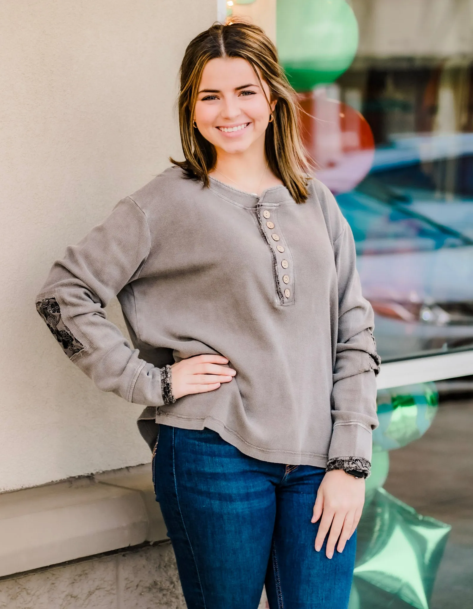 Rugged Girl Henley
