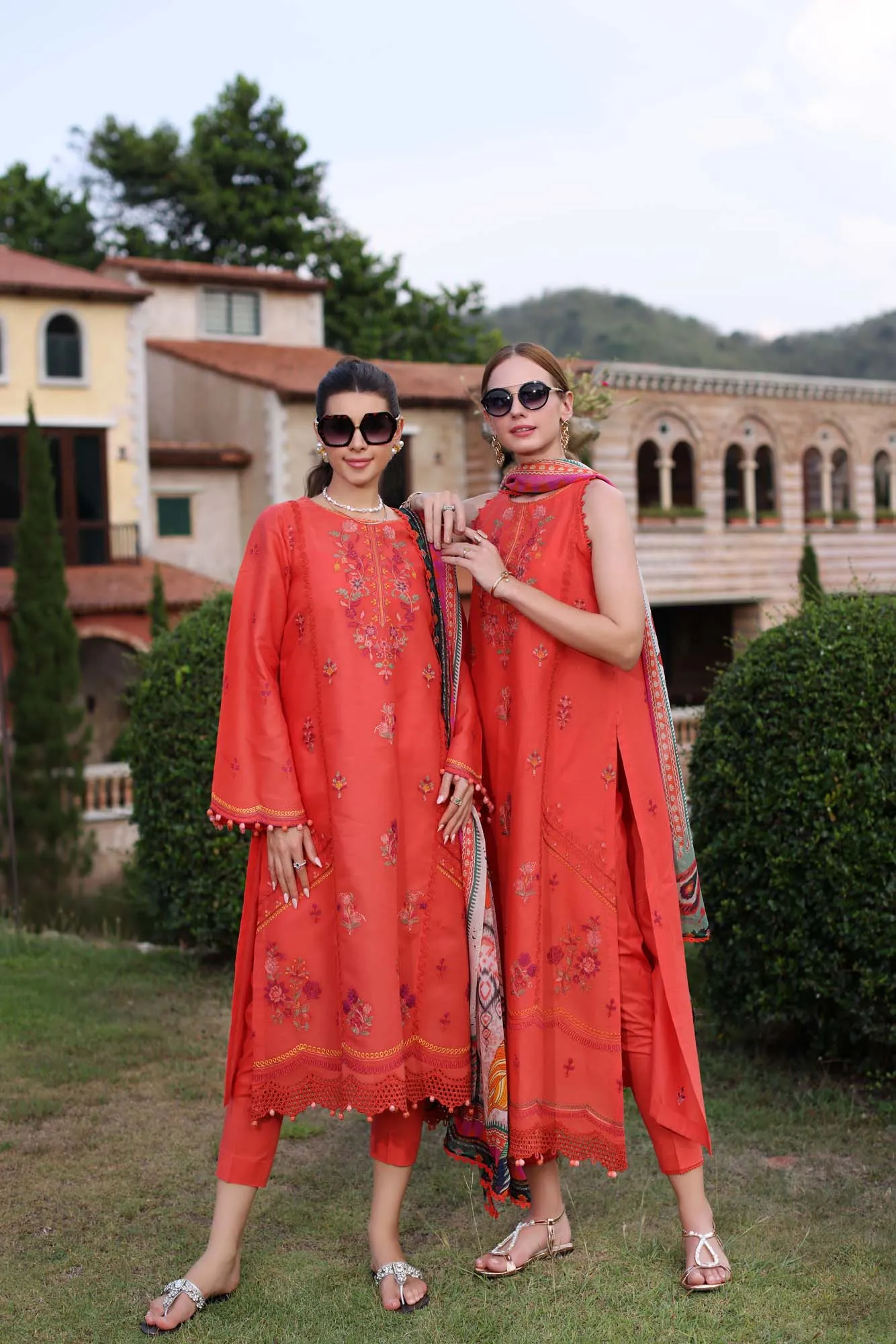 Saadia Asad Noor Eid Luxe Printkari Lawn – D3